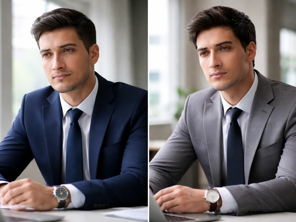Two similar-looking men in a quiet office, illustrating easy confusion between two finance figures.