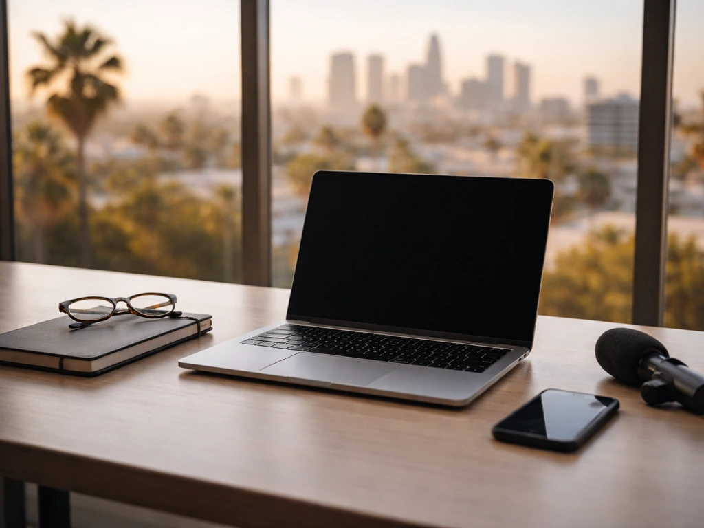 Engineer-style desk scene symbolizing startup wealth and media innovation